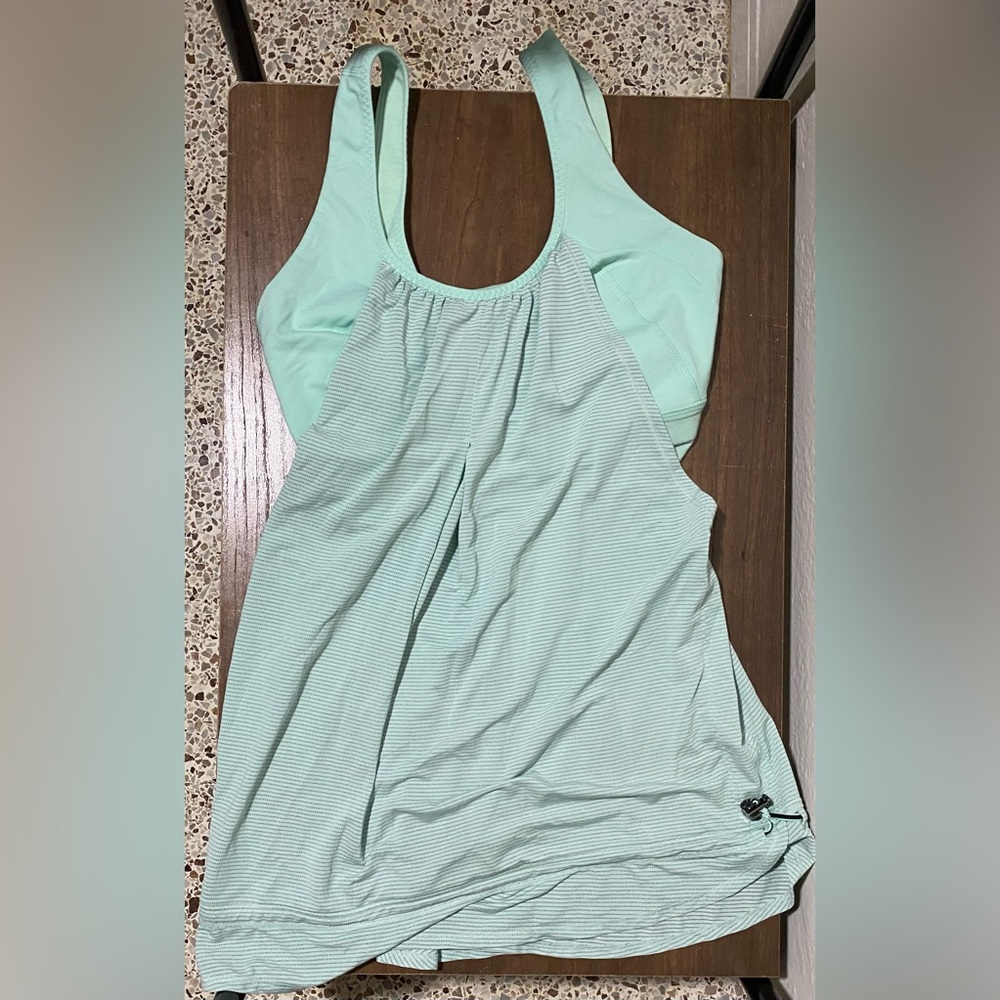Lululemon tank, sz 6, mint